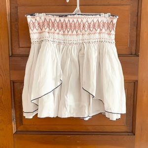 Free People White Skirt Size Medium